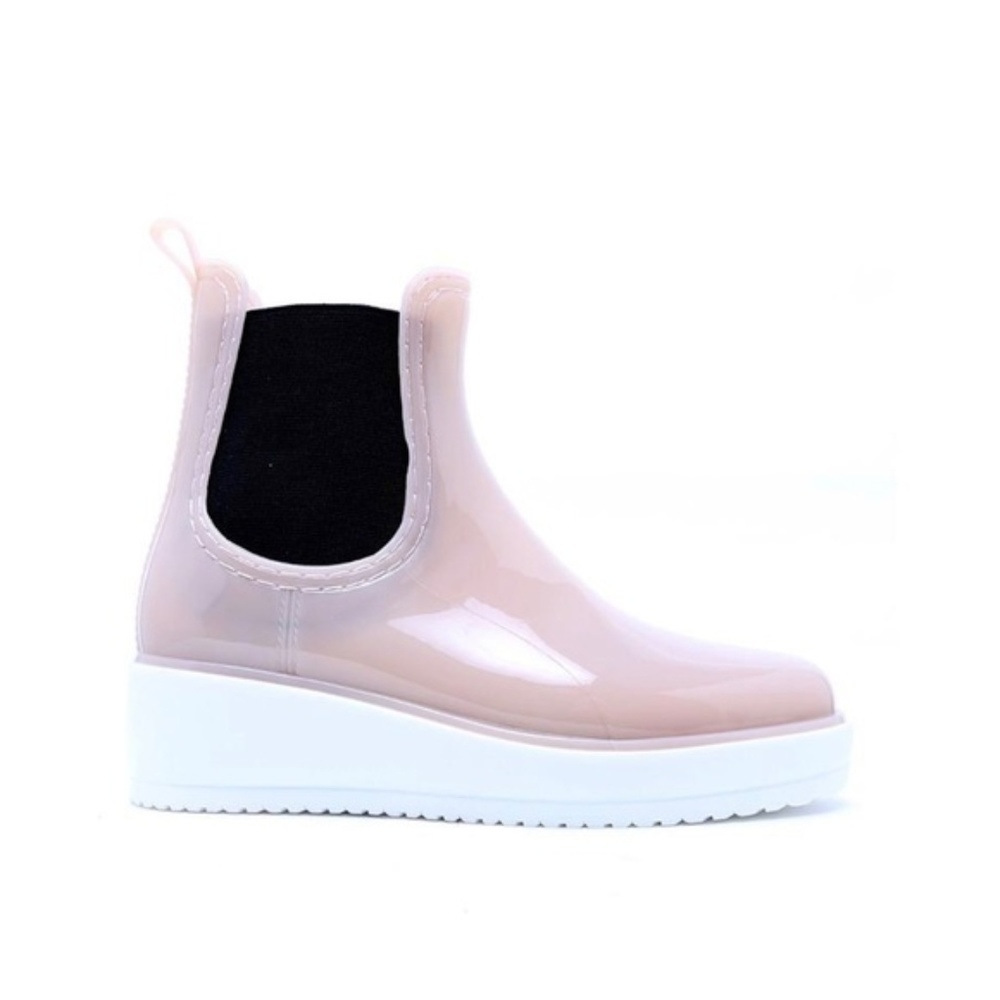Trendy Women's Rain boot Sneakers Nude - Picture 4 of 4